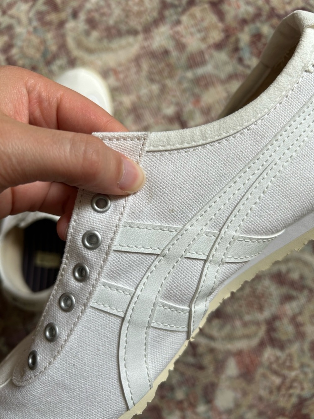 Onitsuka Tiger Mexico 66 Slip On Slim Sneaker Sz 8 - Picture 9 of 9